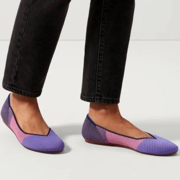 Rothy's Metallic Lilac Limited Edition Flats Lilac
Twill, Pink Sparkle, + Purple - Picture 2 of 5